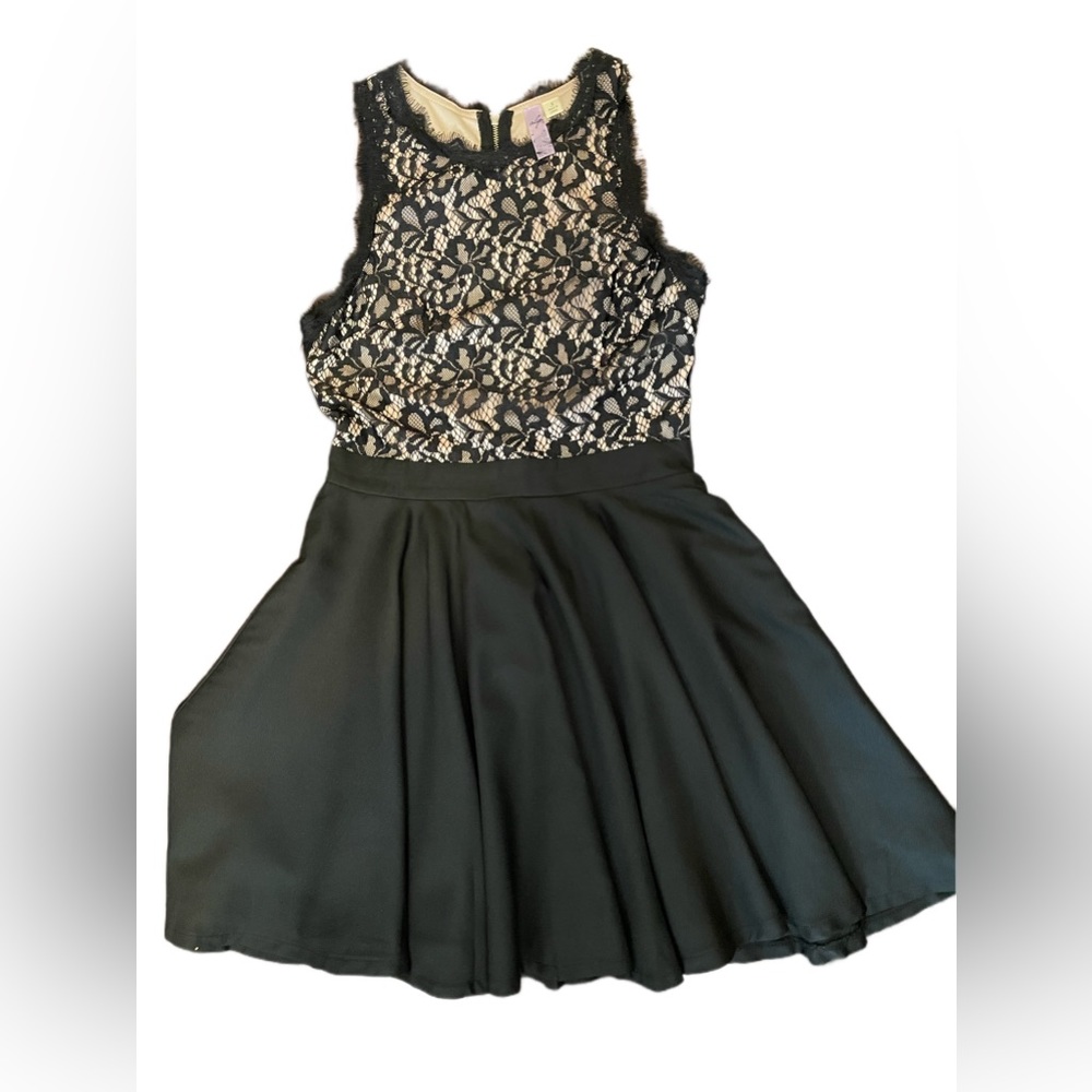 Lace bodice dress